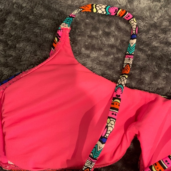 Pink patterned bikini top - Picture 3 of 4